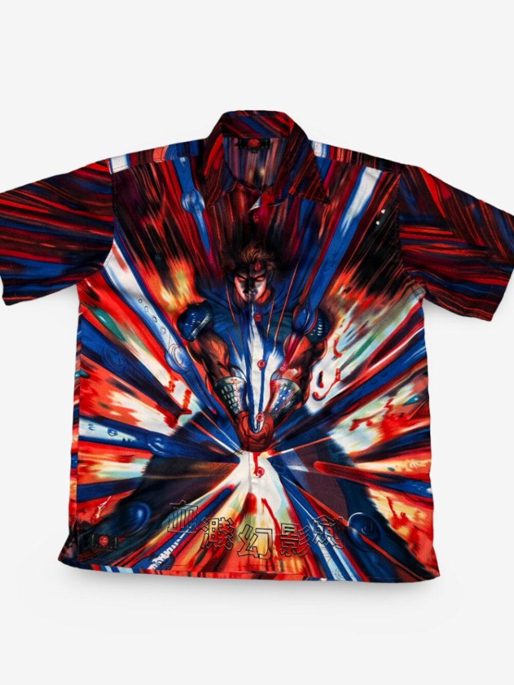 Y2K Sword Anime Full Print Button Up Shirt